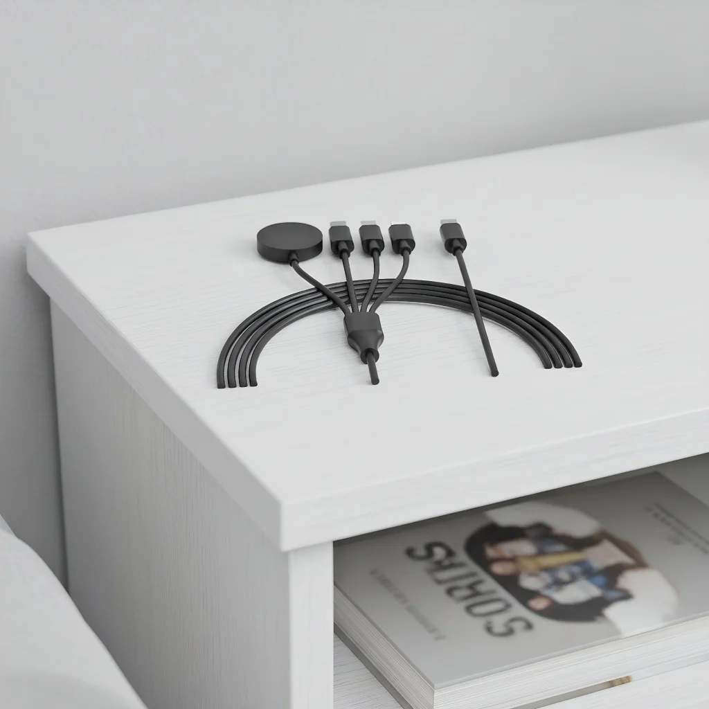 

Магнитный зарядный кабель 4-в-1 USB Type-C PD, совместимый с iPhone 14, Android, Apple Watch 1-9 Ul