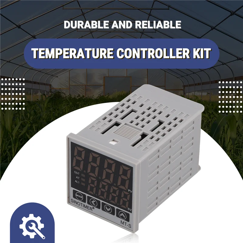 SINOTIMER PID Temperature Controller Kit Intelligent Digital Display Temperature Controller Thermostat