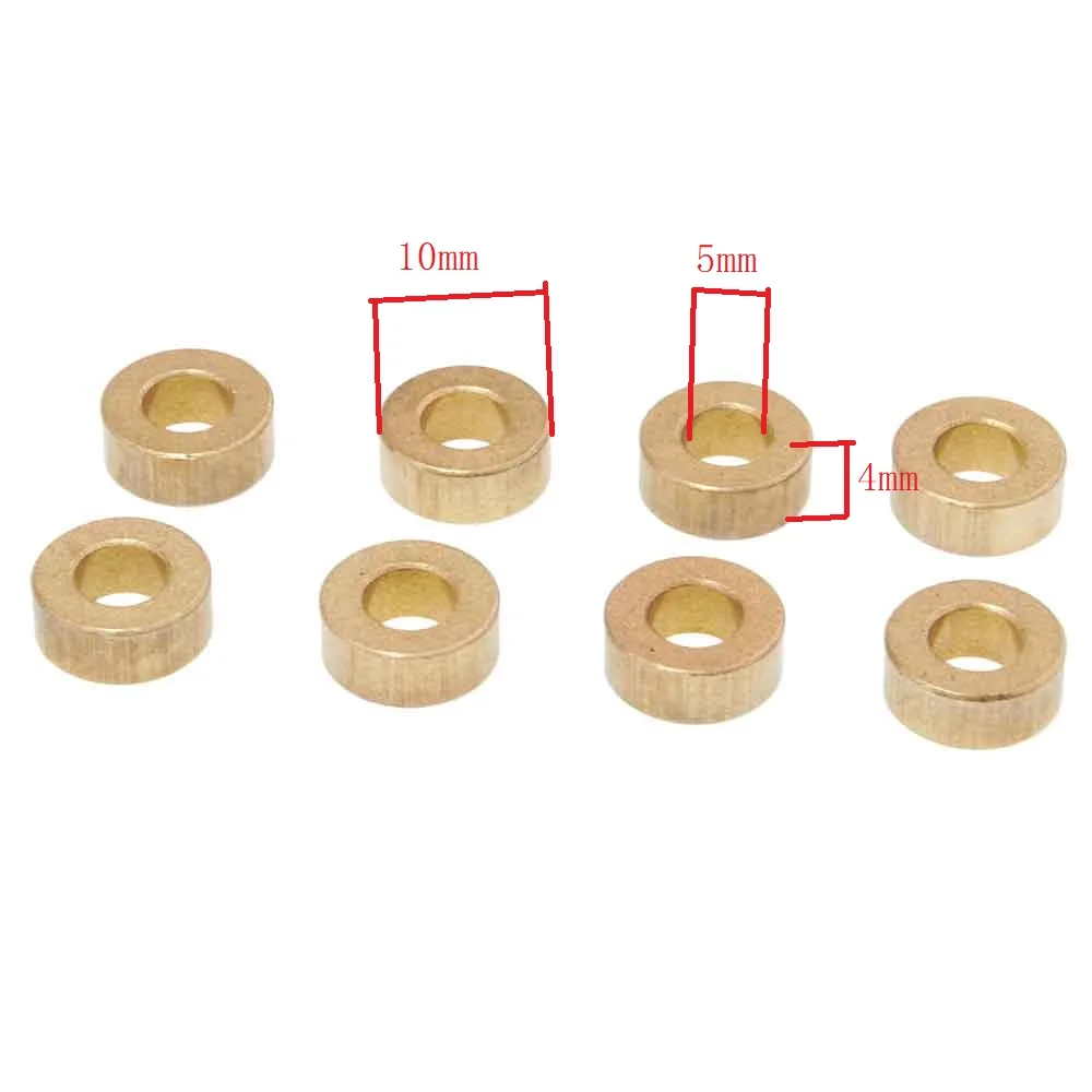 RC 8Pcs 02080 Metel Oil Bearing 10*5*4mm For 1/10 HSP 94101 94103 94107 94111 94122 94123 94188 On-Road Buggy Truck Spare Parts