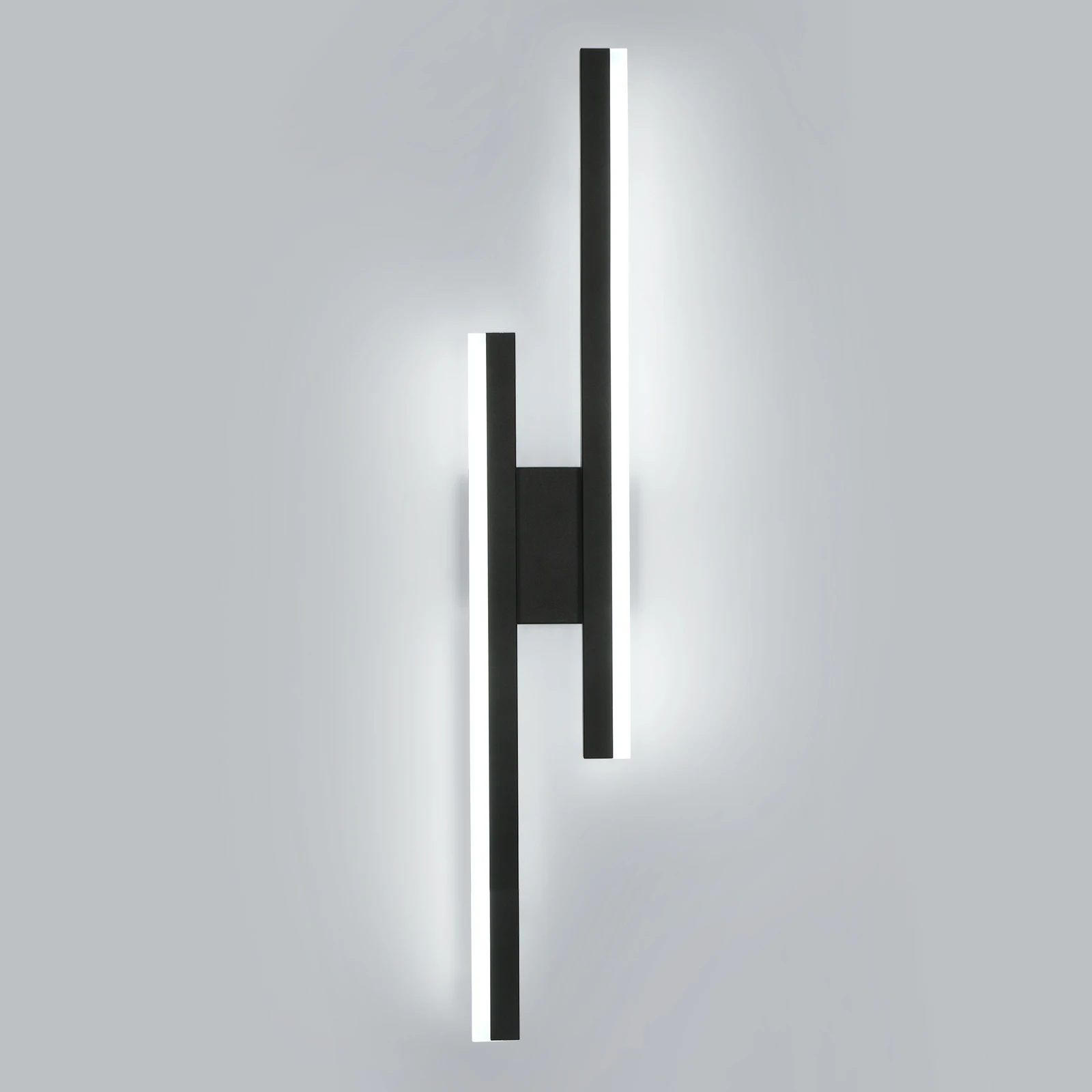 Lampada da parete a LED in acrilico da 16 W, Ra=80, 1800LM, lampada da parete a luce bianca 6500K, lampada da parete IP44 per soggiorno, camera da letto, corridoio