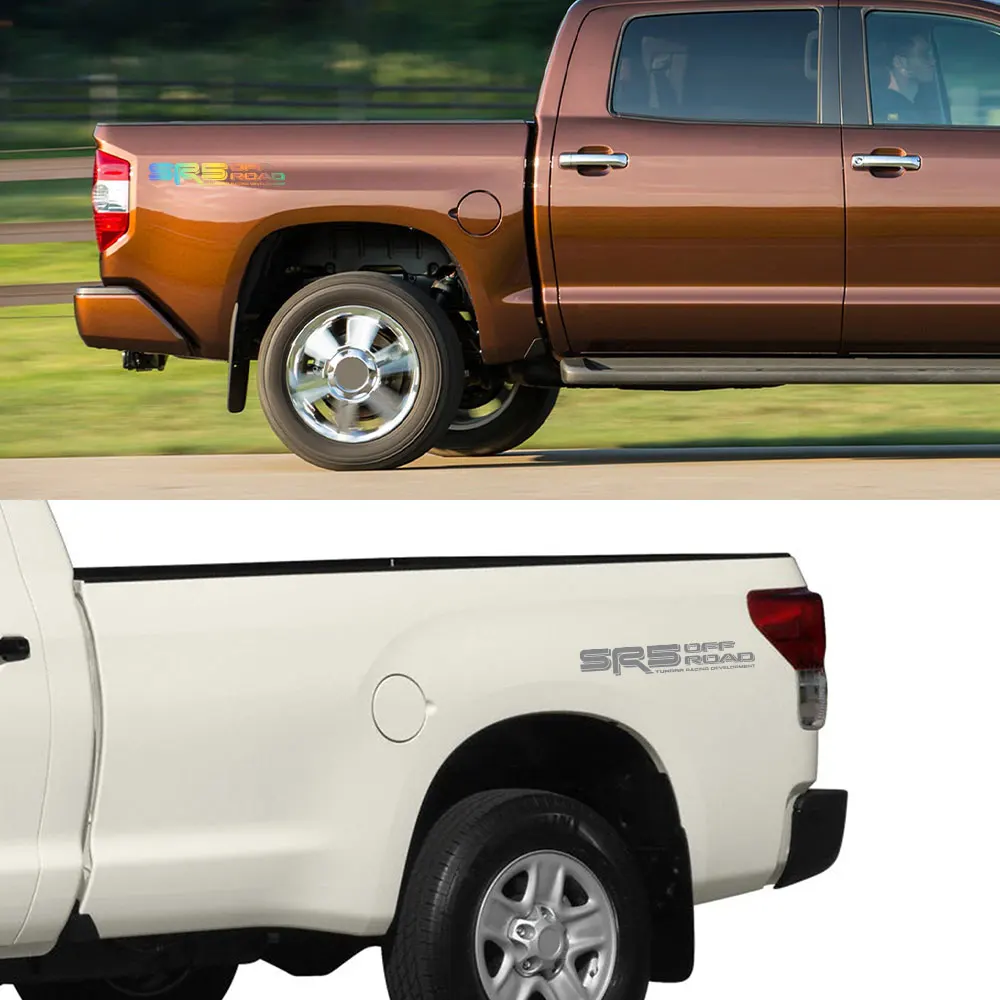 Pickup Trunk Side Sticker For Toyota Tundra TRD SR SR5 4X4 Truck Off Road Body Decor Cover Car Decal Auto Tuning Accessories
