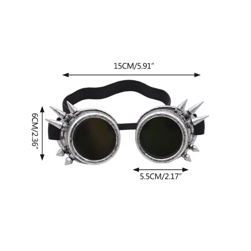 Steampunk Victorian Goggles, Vintage Sunglasses Gothic Punk Sunglasses Cosplay Eyewear Costumes