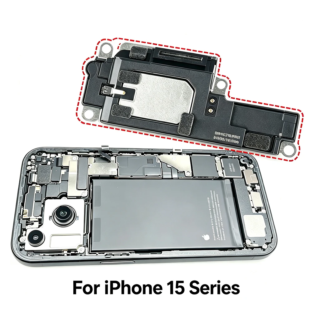 Loud Speaker Replacement For iPhone 15 Plus Pro Max Bottom Sound Ring Unit Speaker