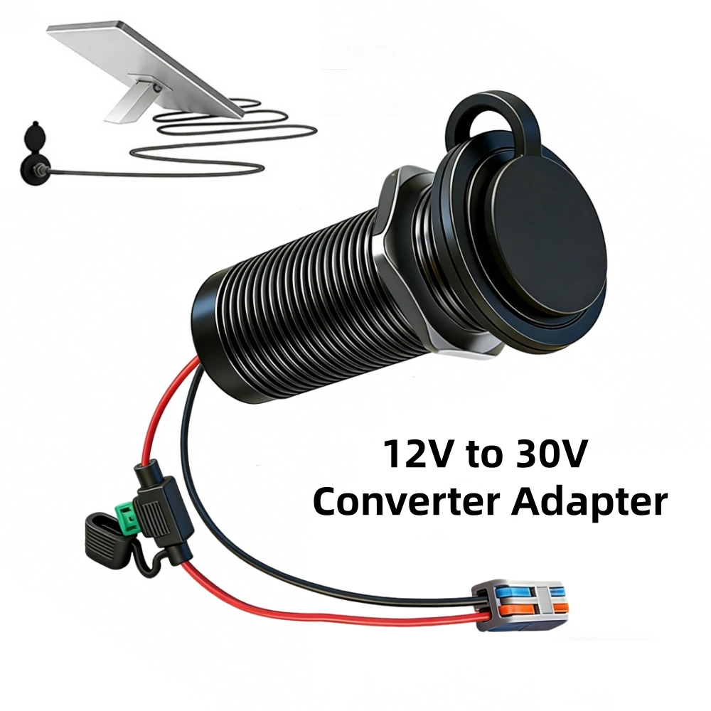 For Starlink Mini Power Adapter Recessed Mount DC 12V to 30V Step Up Converter Power Supply Accessories for Camper Off-Grid Use