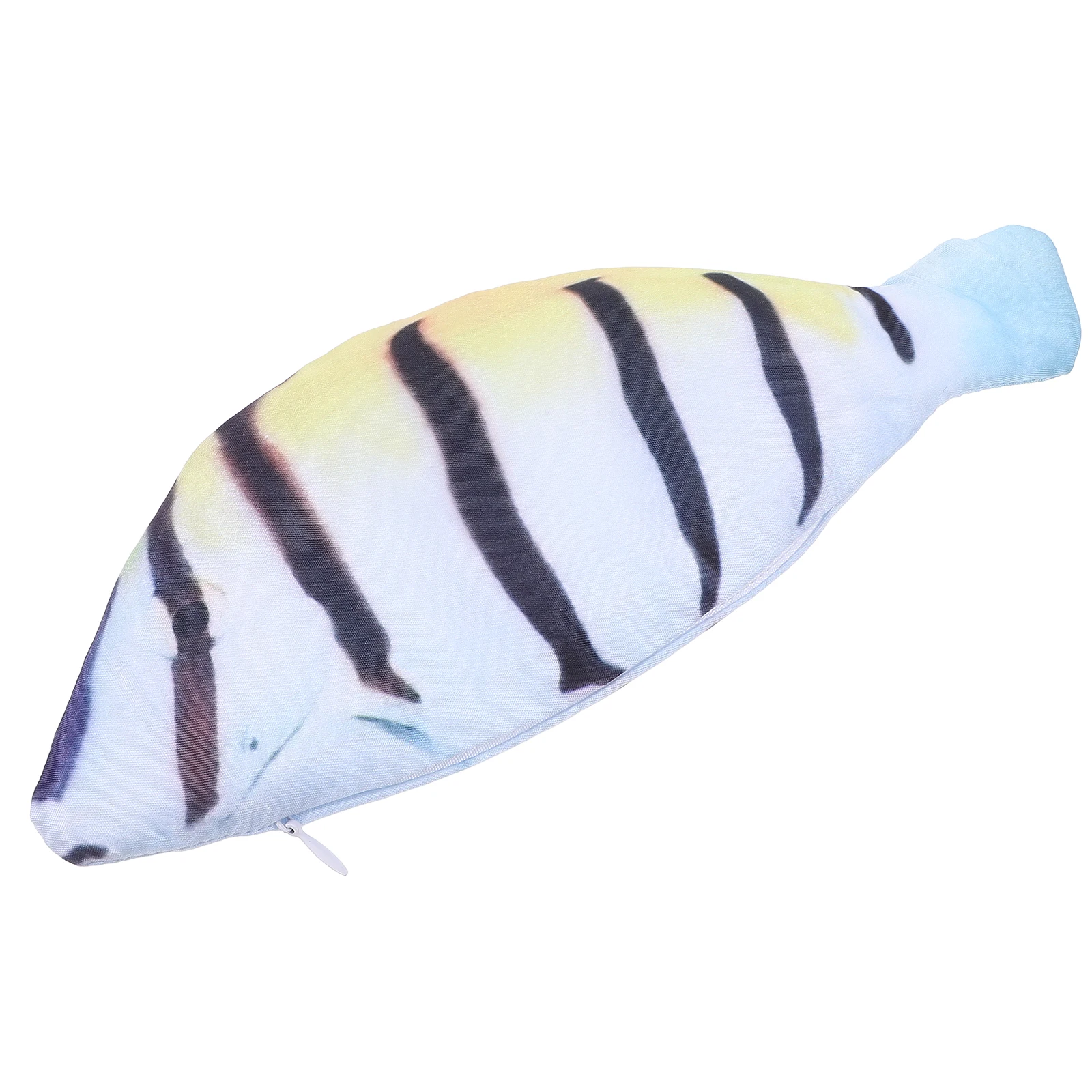 

Fish Pen Bag Pencil Case Canvas Zipper Storage Multi-function Cloth Bags Holder Large Capacity Stationery Pouch Practical Use