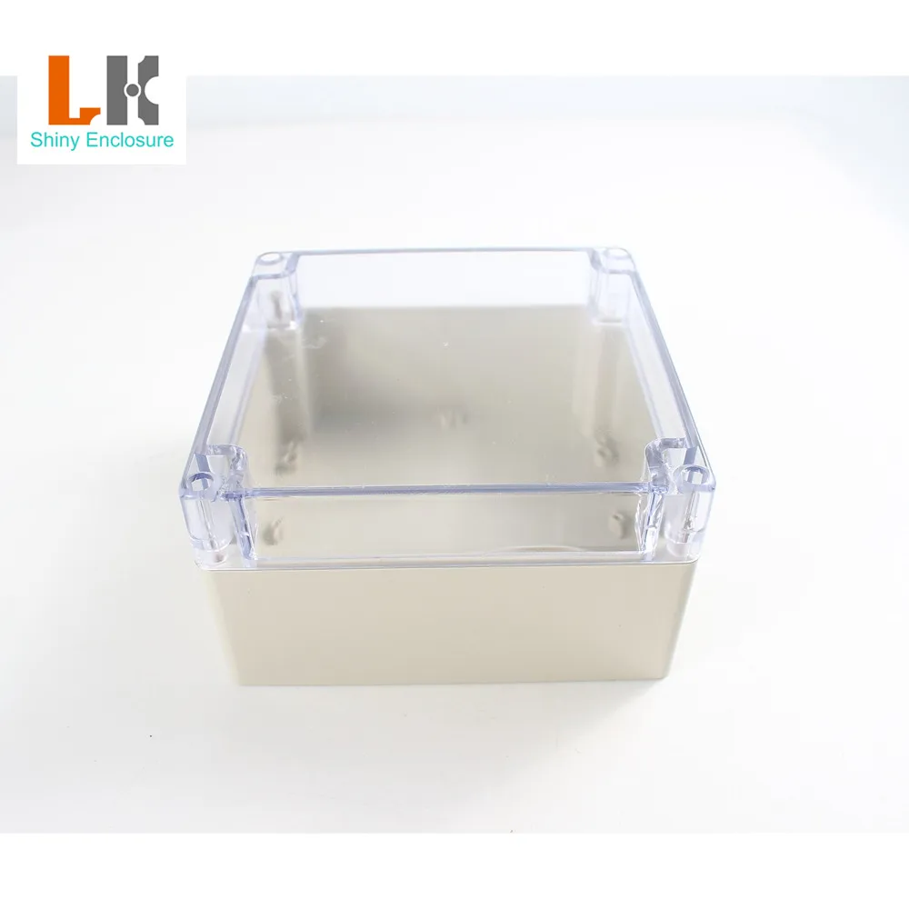 160x160x90mm LK-WP07-A2 Outdoor Transparent Clear Waterproof Junction Plastic Enclosure Box Project Instrument Case