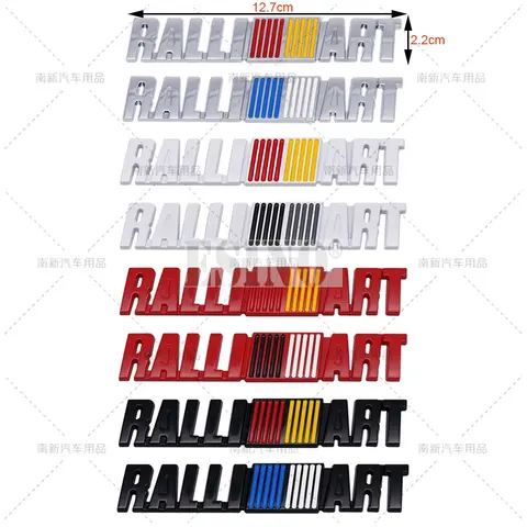 कार स्टाइलिंग 3D मेटल जिंक अलॉय प्रतीक कार बॉडी बैज स्टिकर डीकल ऑटो एक्सेसरी मित्सुबिशी रैलीआर्ट रैली आर्ट के लिए 10 best sales रैलीआर्ट - №6