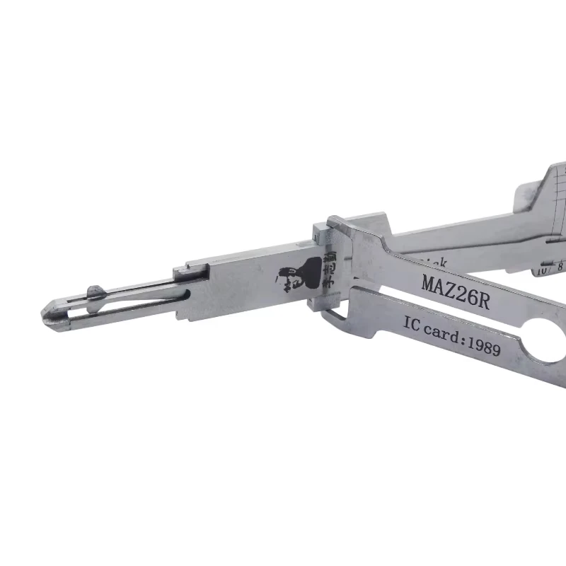 Original Lishi MAZ26R 2-in-1 Schlosserwerkzeug Schlossöffner & Decoder Flachfräser für Mazda-Modelle – Detail 2