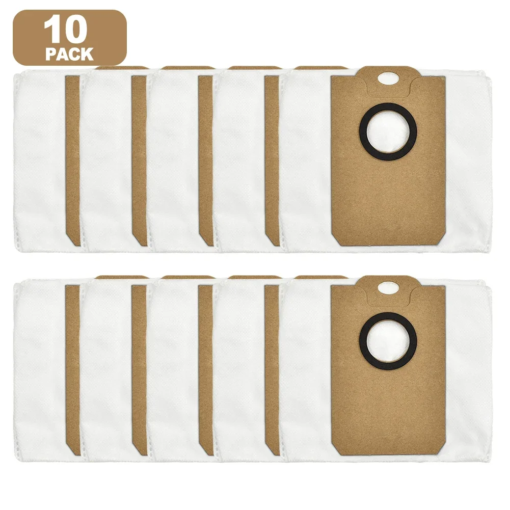 

Sturdy Dust Bags for TESLA For Midea S5 Plus For RoboStar iQ400 Plus 4/10 Pack with Large Capacity and Efficient Filtration