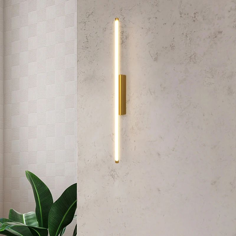 Modern Led Strip Ceiling Lamps Aisle Corridor Nordic Chandelier  Living Room Bedroom Entrance  Cloakroom Decoration  Wall Lights