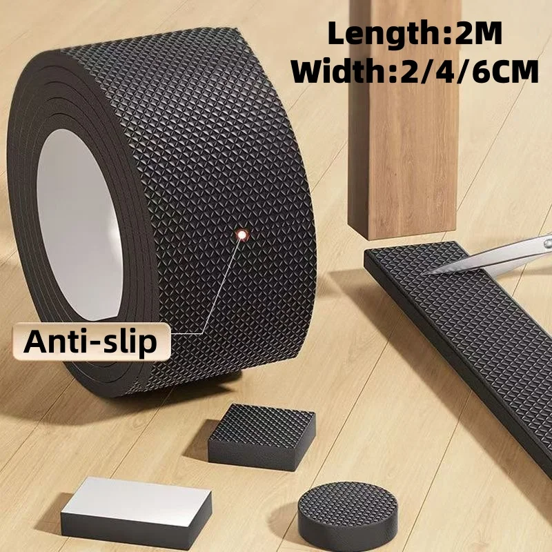 Non Slip Furniture Pads Self Adhesive Rubber Furniture Leg Protectors Heavy Duty Floor Protectors for Chairs Tables Sofas Floors