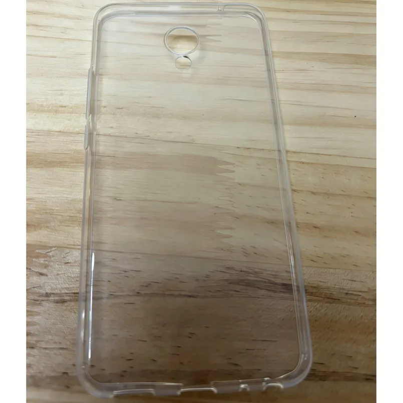 Capa transparente brilhante de tpu para celular, capa traseira para meizu mx6 shell shield coque