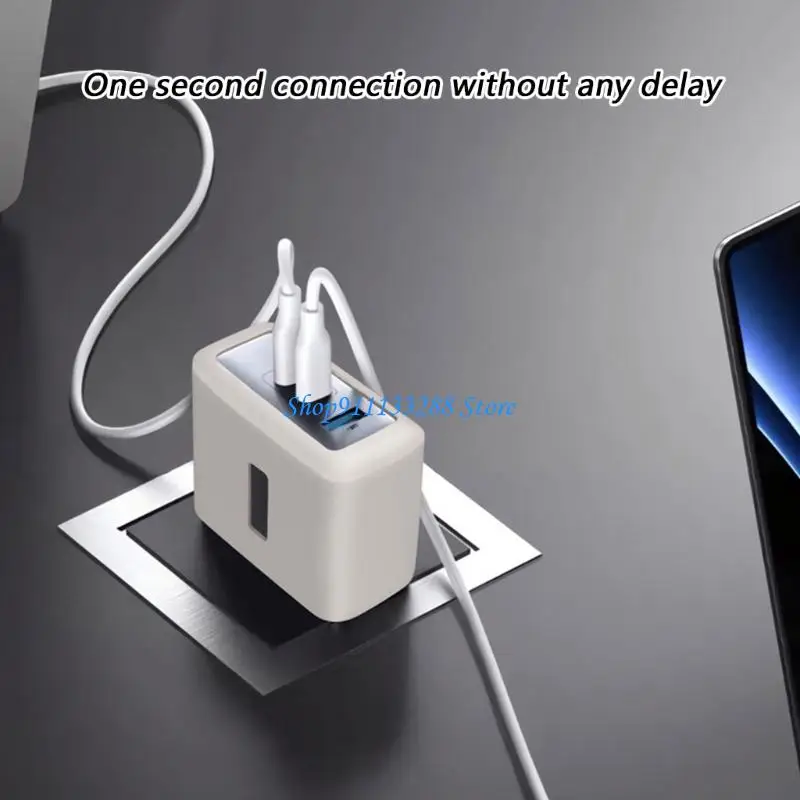 G88D 100W Charging Adapter Silicone Case Cover Shockproof Waterproof Dustproof