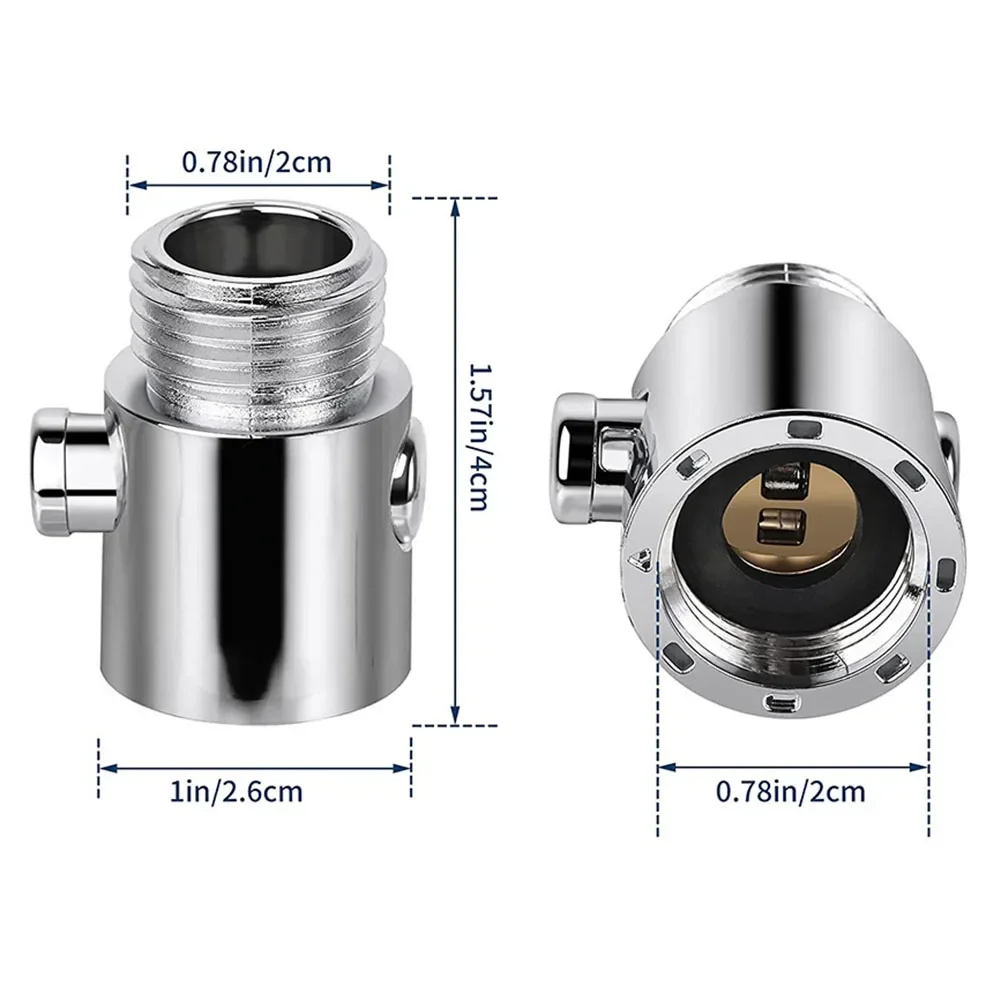 رأس الدش التحكم التبديل تدفق صمام إيقاف المياه رؤوس الدش زر واحد توقف وحدة تحكم المياه اكسسوارات الحمام