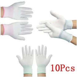 5Pair Anti Static ESD Electronic Working Gloves Antistatic Gloves pu coated palm coated finger PC Antiskid for Finger Protection
