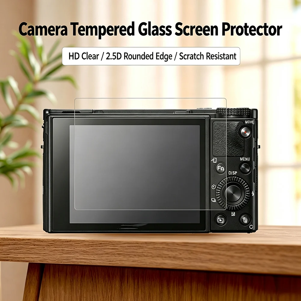 Tempered Glass Protector Anti-Scratch Protective Film For Sony A7C II A7 IV V A7M4 A7M5 A7R V A6400 ZV‑E10 II RX100 VII Camera