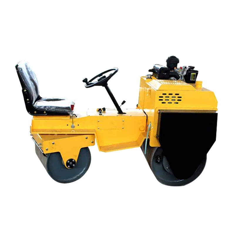 

Mini Self-propelled Hydraulic Vibratory Soil Rubber Tire Drum Road Roller Compactor for Sale
