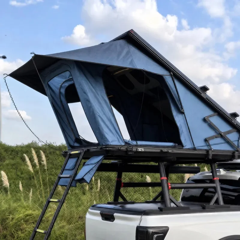 Hot Sale Soft Shell 4X4 Roof Tent Car Roof Top Tents Big Space Outdoor Off-Road Foldable Custom Light Roof Top Ten