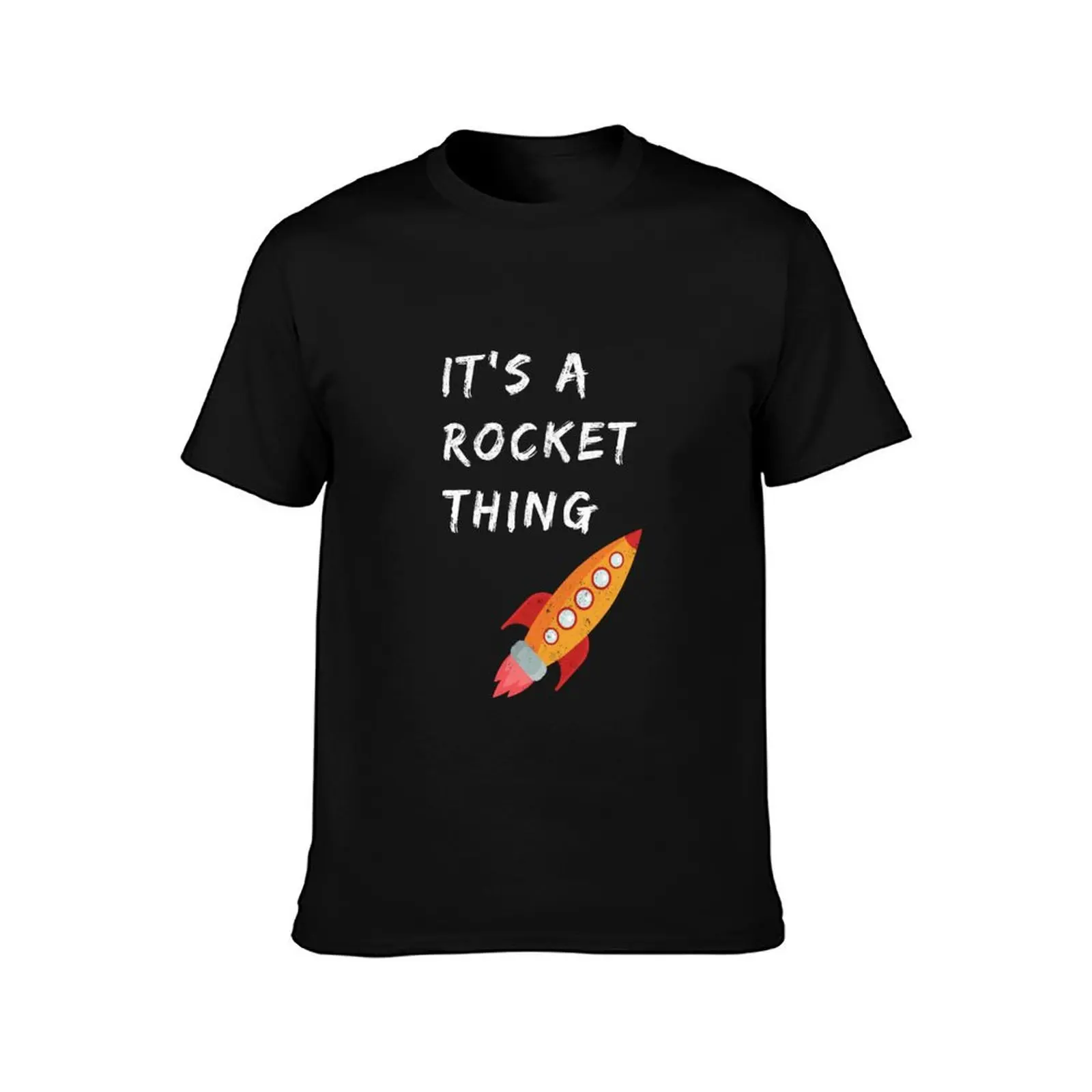It's a rocket thing.... right? T-Shirt Casual All Match Tee Shirt for Men