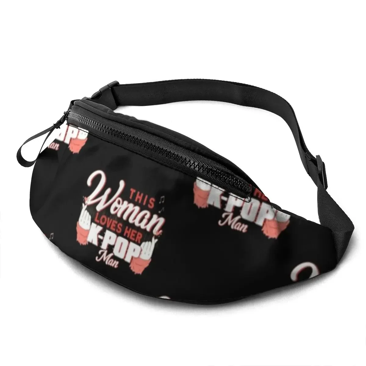 K Pop Waist Bag Polyester Picture Waist Pack Female Work Bag