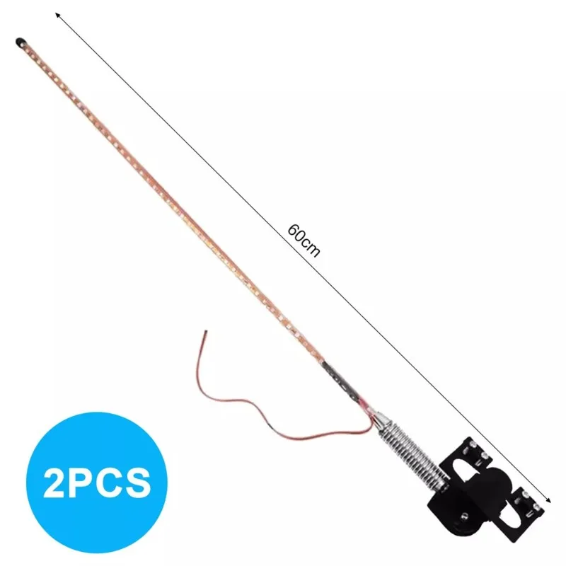 Car Antenna Lights 12-24V Auto Directional Indicator Lights LED Car Whip Lights Flagpole Antenna Rgbwhips for Truck Antena Stick - Image 5