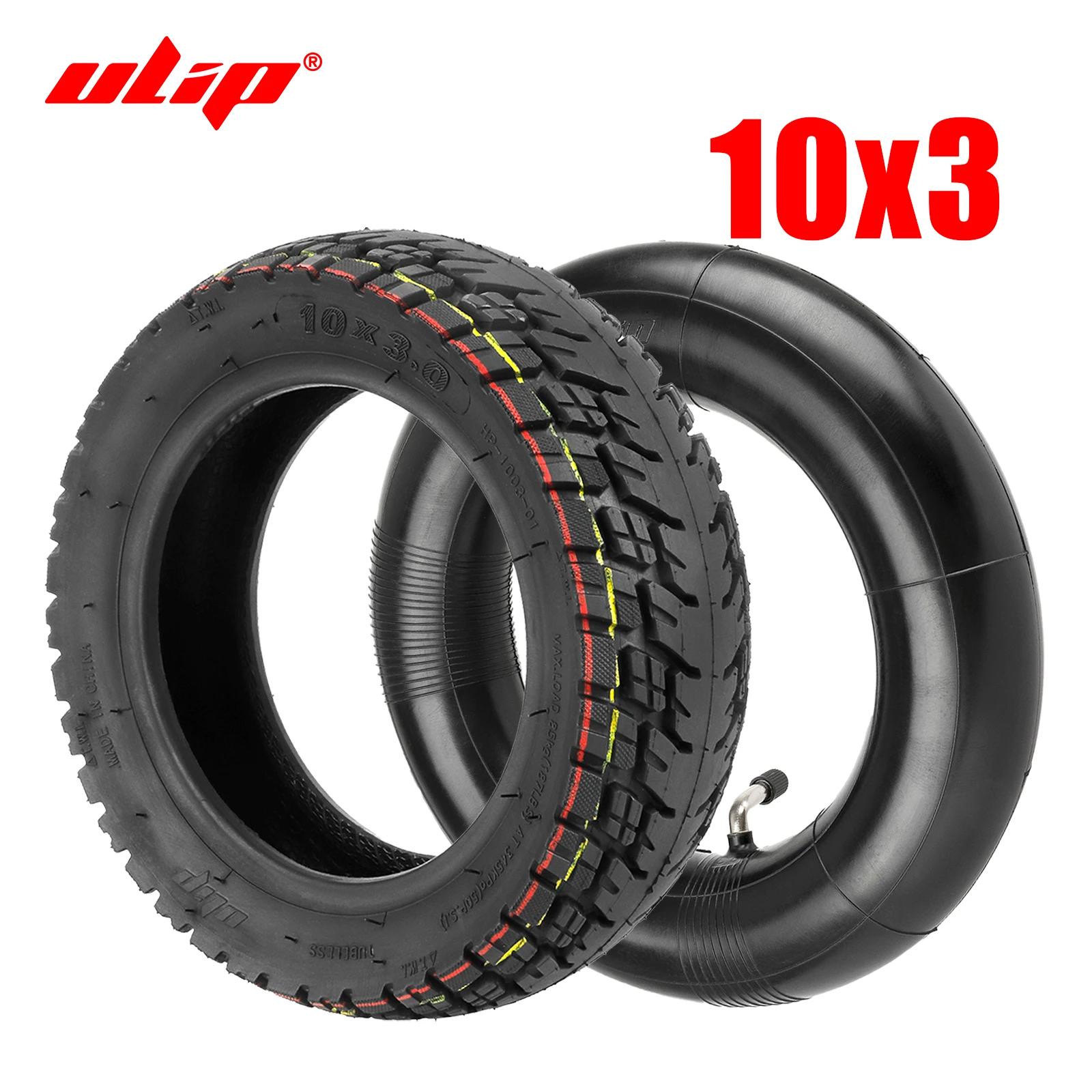 Ulip 10x3 Tubeless Tire With 10*3 Inner Tube For ZERO 10X Kaabo Kugoo Dualtron E-Scooters 255x80 (80/65-6) Pneumatic Tyres Parts