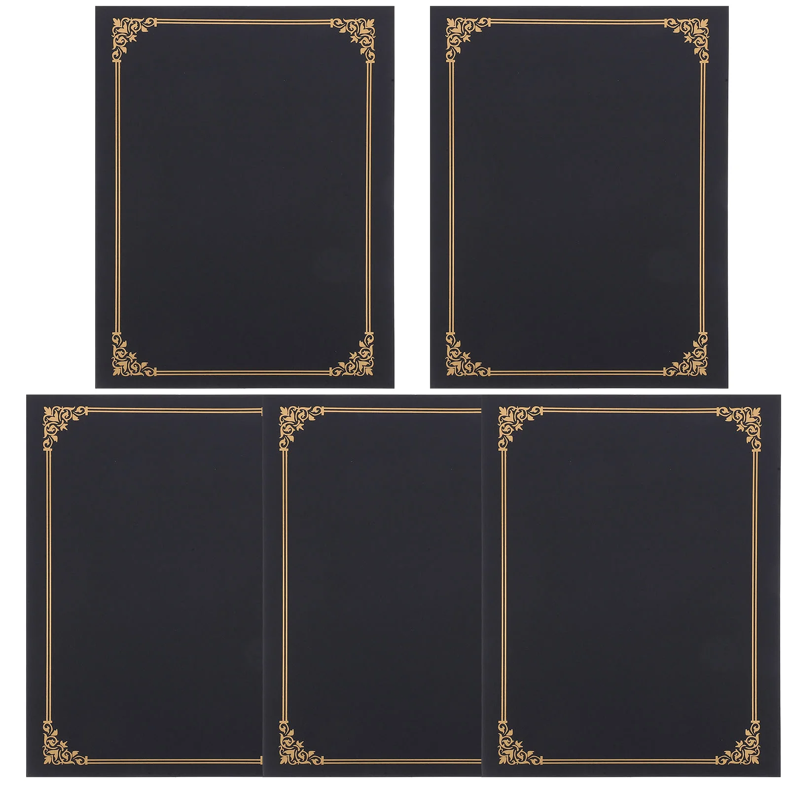 Certificate Folder Paper Holder DIY of Commendation Single Sided Marriage Certificates