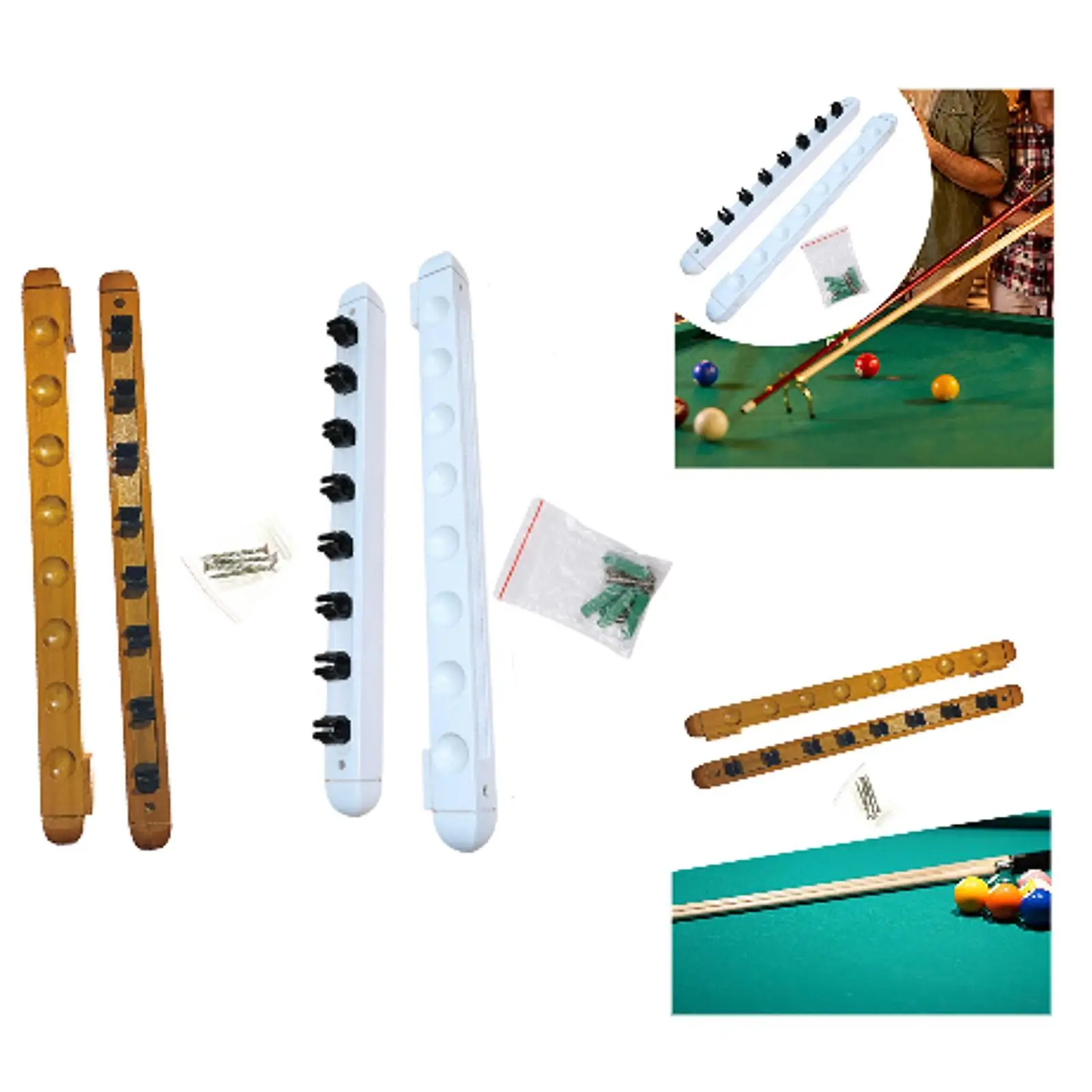 

Стойка для бильярдного кия, настенные компактные аксессуары для 8-х киев, бильярд