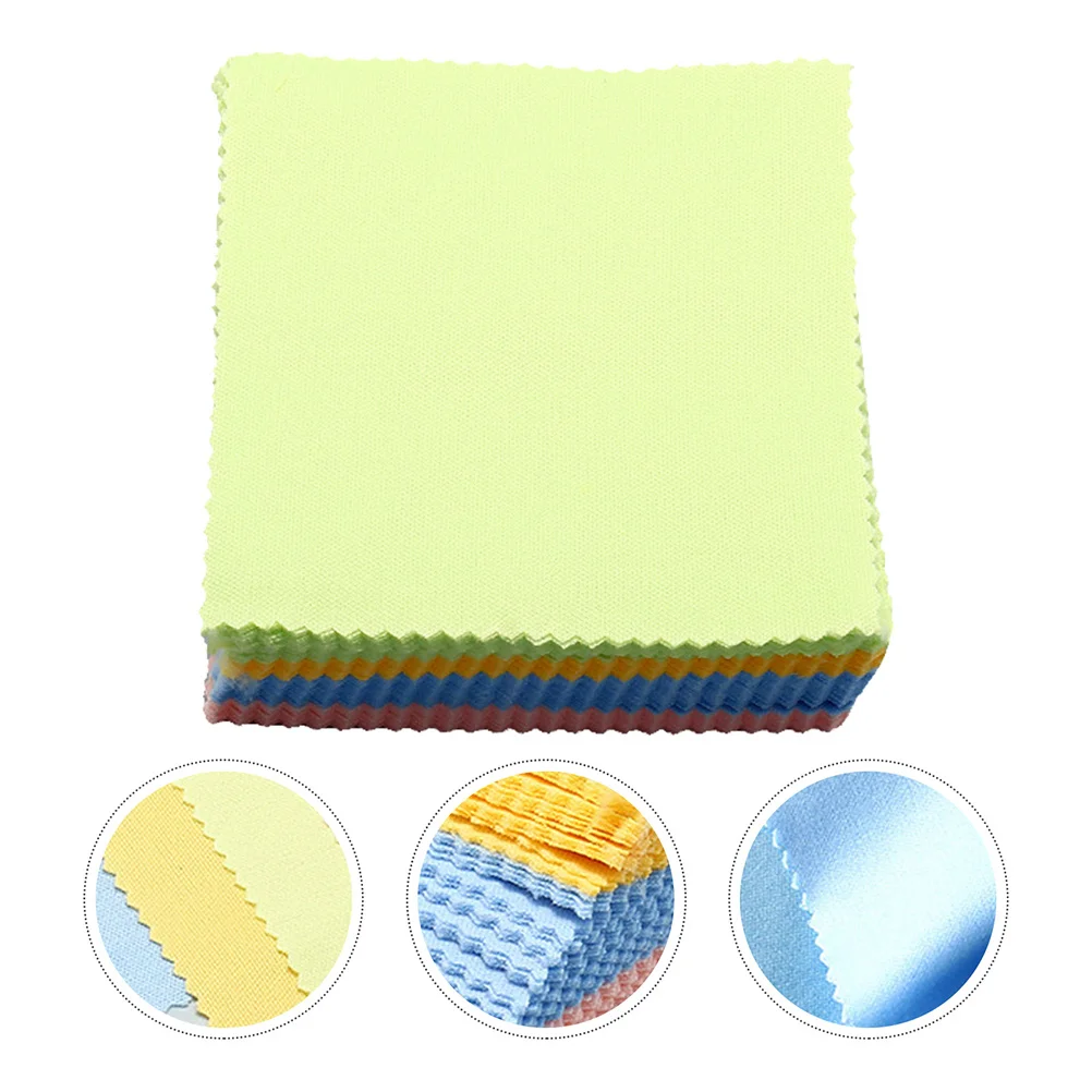 

100Pcs Eyeglasses Cleaning Cloth Glass Cleaning Wipes Lens Cleaner Phone Screen Small Lens Wipes Polishing Cloths