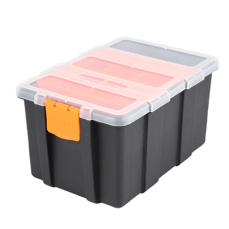 

F-156D Portable Plastic Tool Parts Box Suitcase Electrician Tool Box Storage Tools Box Storage Box Suitcase Case Holder