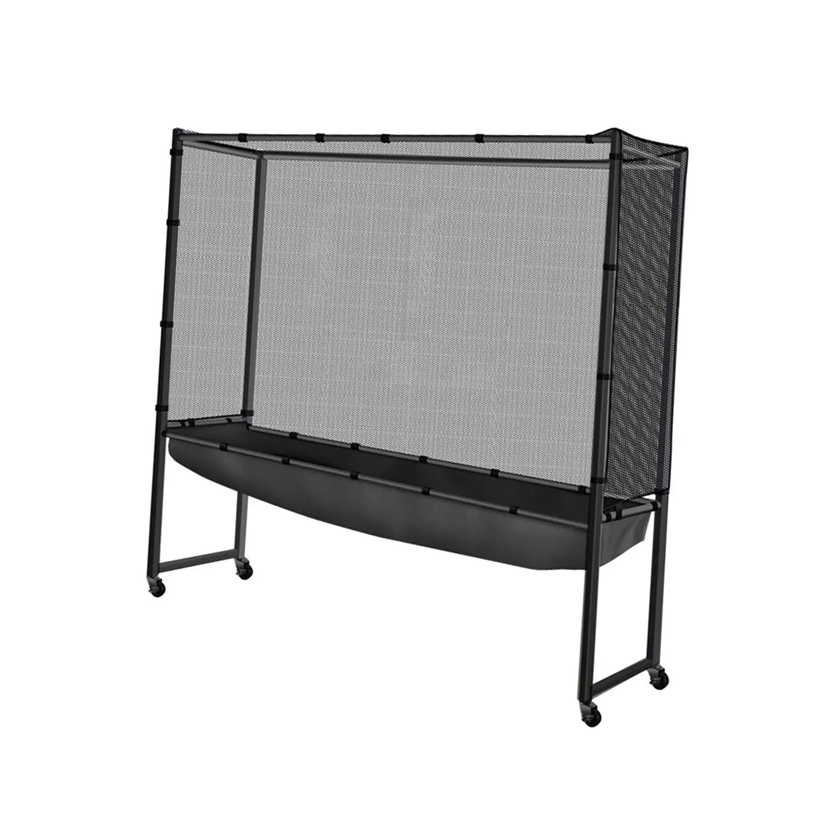 

Universal Movable Table Tennis Ball Collection Net Quiet Wheels Large Catcher for Ping Pong Training Equipment