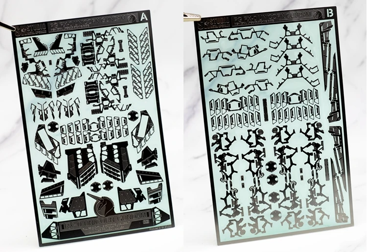 SH STUDIO for PG 1/60 RX-0 UNICORN  02 BANSHE NORN ETCHING PARTS Special Etching Sheet Assembled Model Accessories