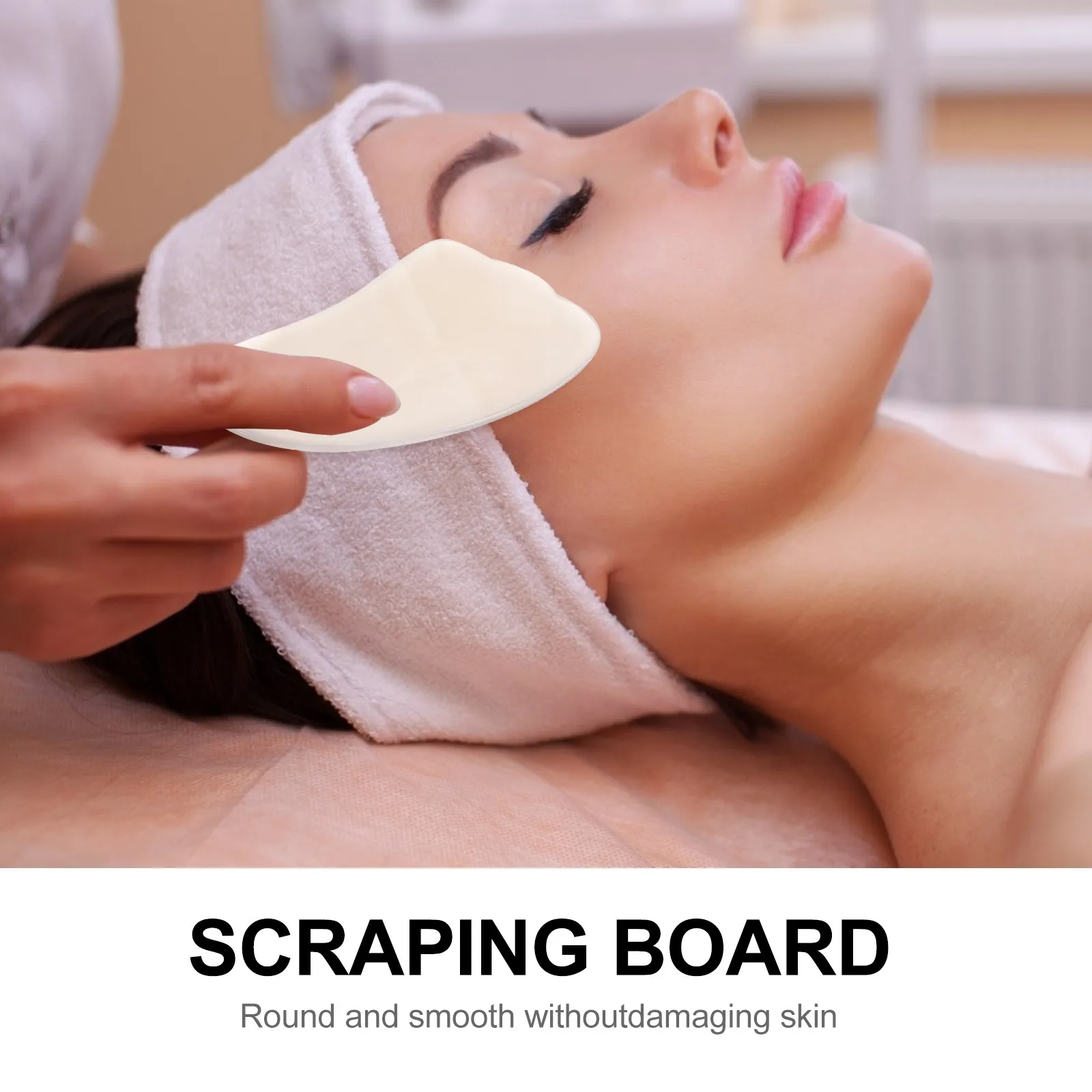 

1Pcs Agate Massage Board Assorted Color Gua Sha Scraper Body Tool for Full Body Massage Neck Face Back Shoulders Feet Detox Pain
