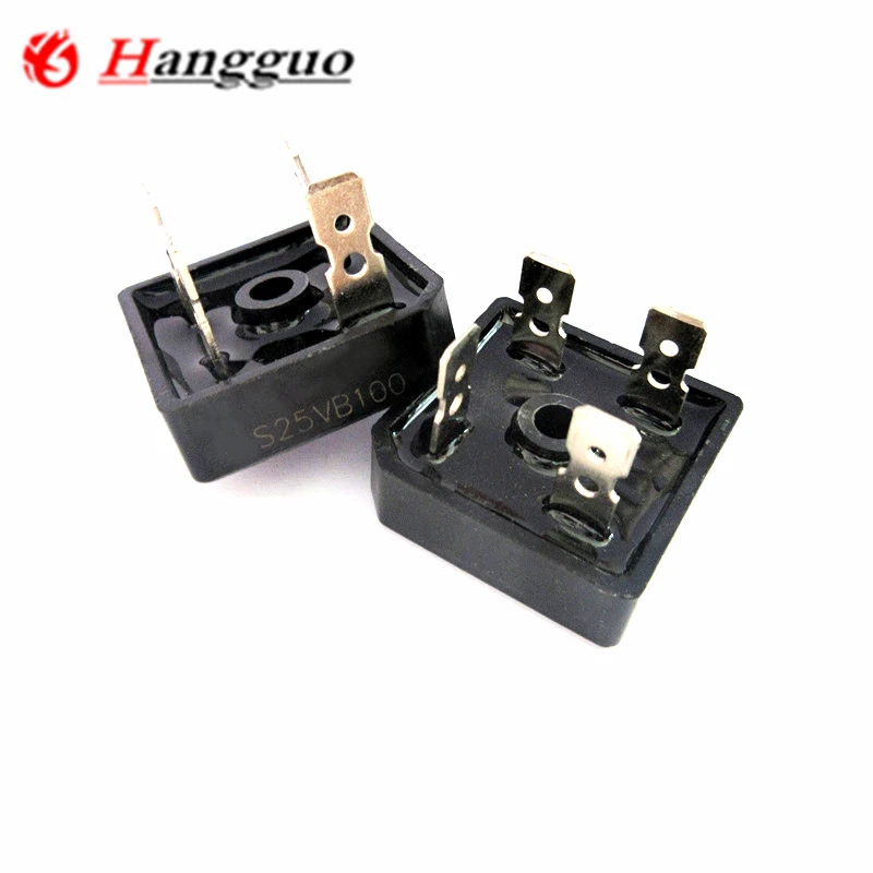 10PCS/Lot  S15VB100 S25VB100 S35VB100 S50VB100 S75VB100 15A 25A 35A 50A 75A Rectifier Bridge Stack-Square Quad Best Quality