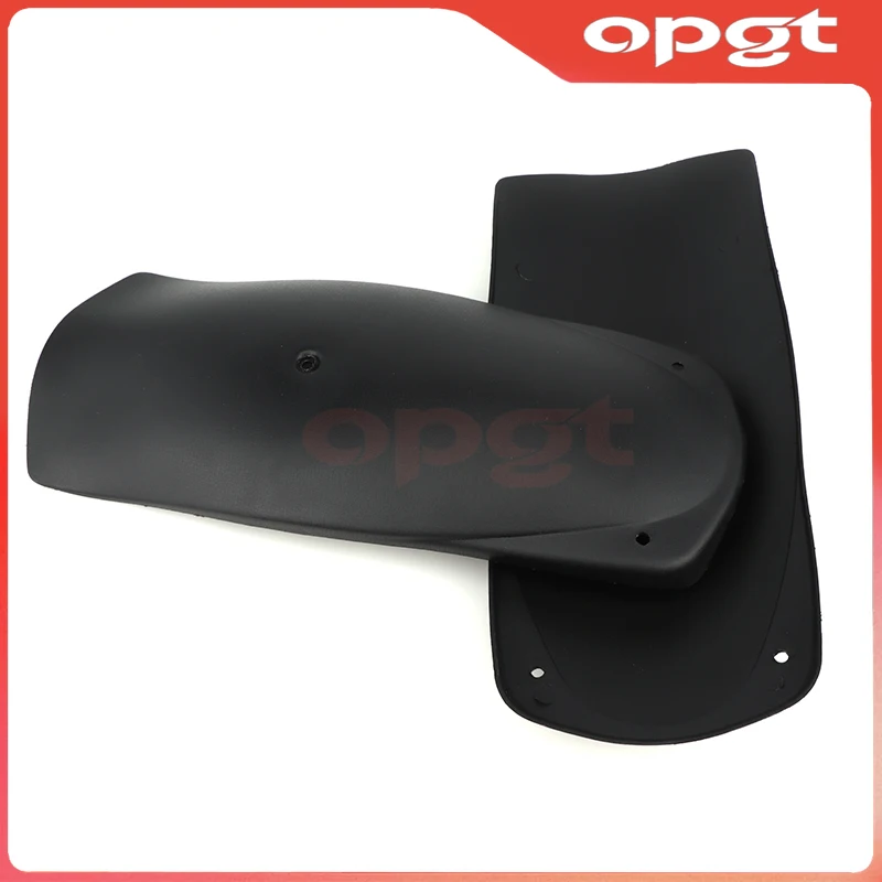 

OPGT 2 pcs Front Fender Plastic Mud Guard Cover Replacement For 110cc 125cc 150cc 200cc 250cc Go kart ATV UTV Buggy Quad