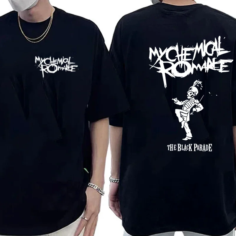 

2025 My Chemical Romance Mcr Dead Top Loose Parade Punk T-shirts Men Women Fashion Casual Tshirt Cotton Oversized T Shirt