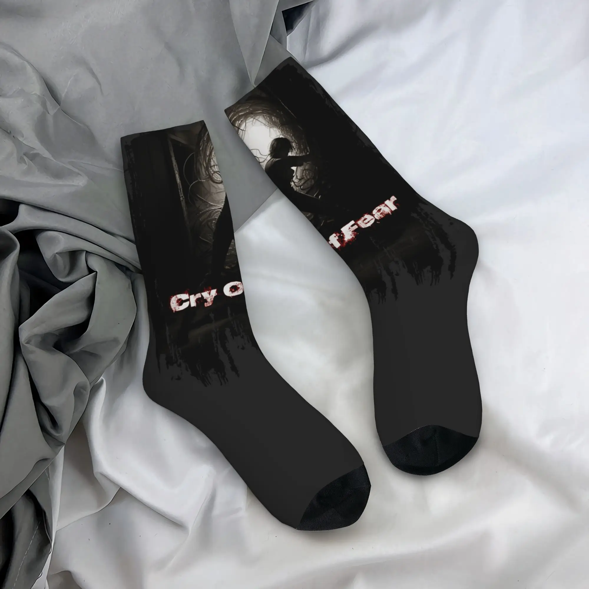 

Game Cry of Fear Stockings Men's Socks Comfortable Casual Socks Autumn Running Anti Skid Pattern Socks Birthday Present