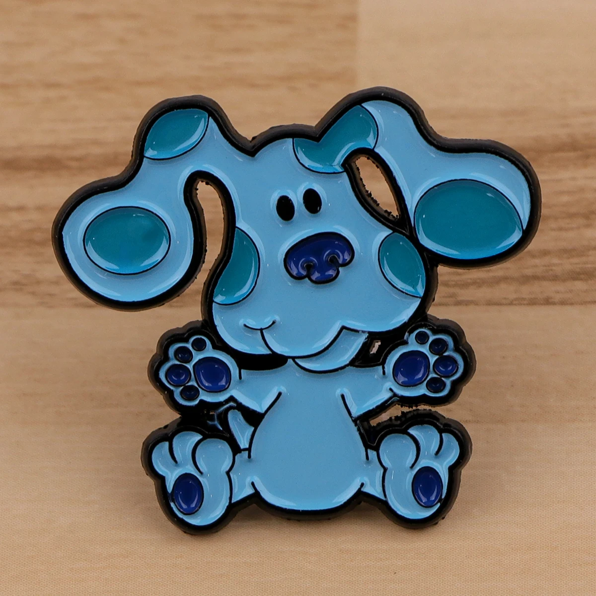 Cute Blue Dog Enamel Pin Badges on Backpack Brooches for Women Men Lapel Pins Animal Jewelry Cosplay Accessories Toys Gift