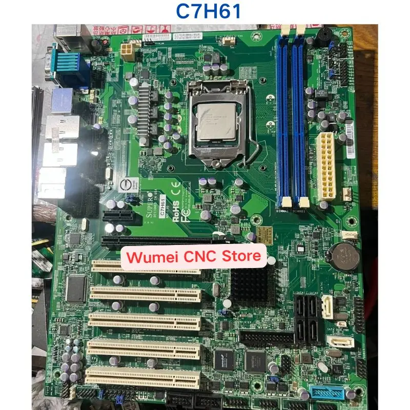 

Second-hand test OK For Supermicro Workstation Equipment Motherboard 1155-Pin C7H61 REV:1.02