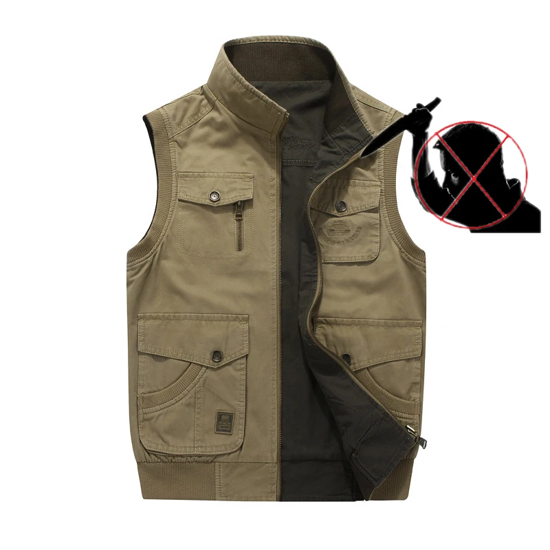 

New Self Defense Clothing Anti Knife Vest Slash Proof Waistcost Body Protection Vest Civil Use Anti Knife Stab Safety Jacket 7xl