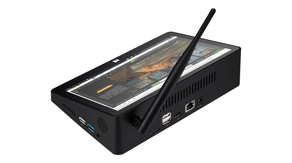 حار بيع المنتج X9 4GB RAM 64GB ROM N4020 Mini الكل في واحد PC Win 10 لوحة صناعية PC