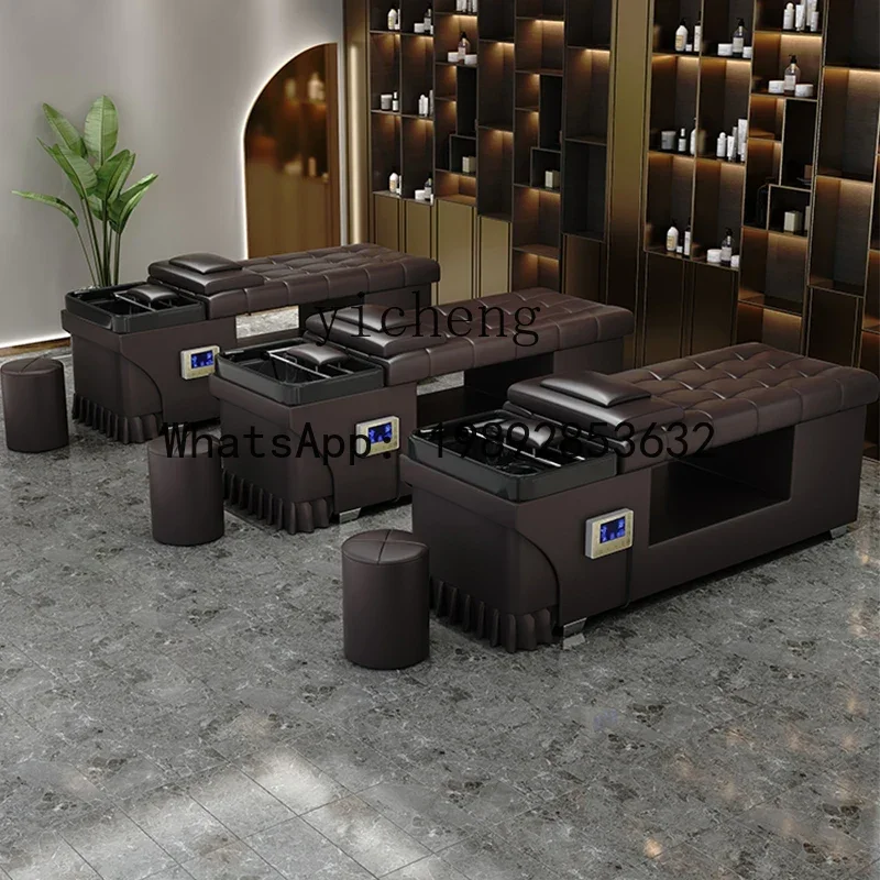 AA  hair treatment shampoo bed water circulation fumigation barber shop beauty salon special water heater integrated