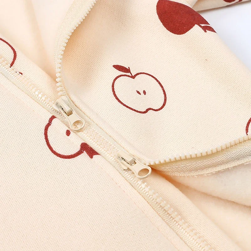 2025 Baby Winter Fleece Romper Print Cotton Warm Outfit Clothes For 0-24M Jumpsuit Newborn Toddler Bear Hoodies Bodysuit Costume