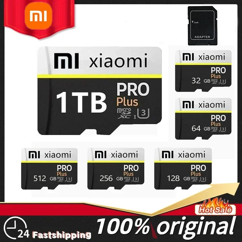 Original Xiaomi Micro TF SD Cards 2TB 1TB 512GB 256GB Class10 High Speed SD Memory Card Tarjeta Micro TF SD for Sony for Lenovo