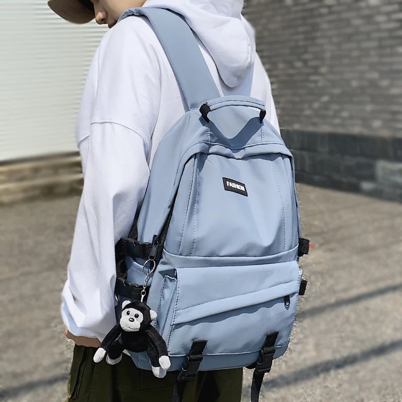 

New Ladies Male Waterproof Laptop Backpack Trendy Female Men Travel Book Bag Women College Backpack Fashion Girl Boy School Bags