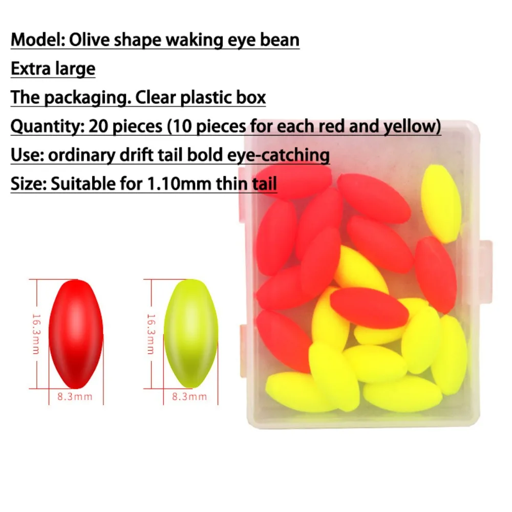 Fishing Floating Bobbers Fluorescent Drift Ball Foam Strike Indicator Fishing Float Buoyancy Balls Fishing Accessories image 4