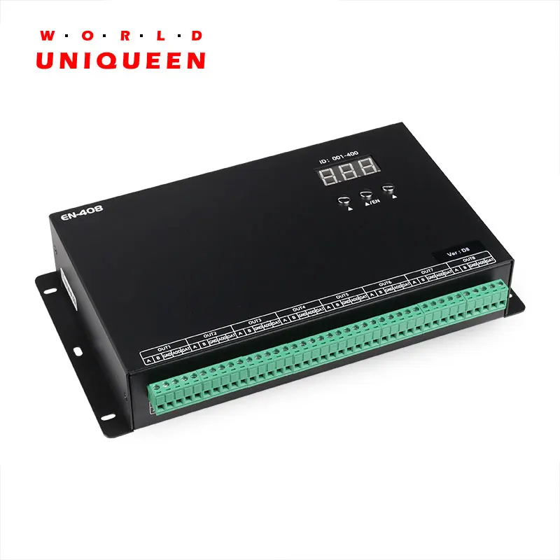 EN-408 8 ports output PC online control programmable addressable pixel light controller, Cascade Control support, music control