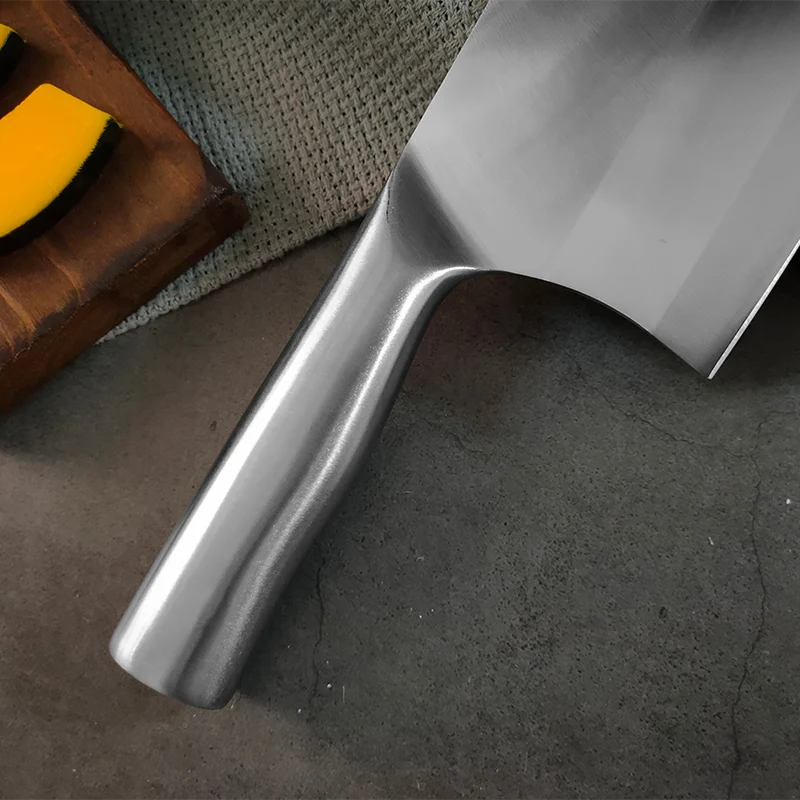 Multifunktionales Axtmesser, Edelstahl, Schlachtung, Metzgermesser, Knochenzerkleinerermesser, Kochmesser für harte Lebensmittelverarbeitung – Detail 19
