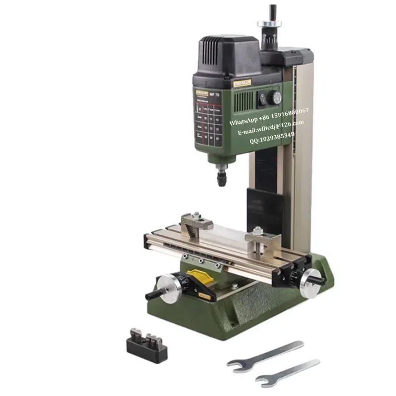 220 В 100 Вт PROXXON Мини-фрезерный станок MF70 Настольный сверлильный станок Деревообрабатывающий токарный станок