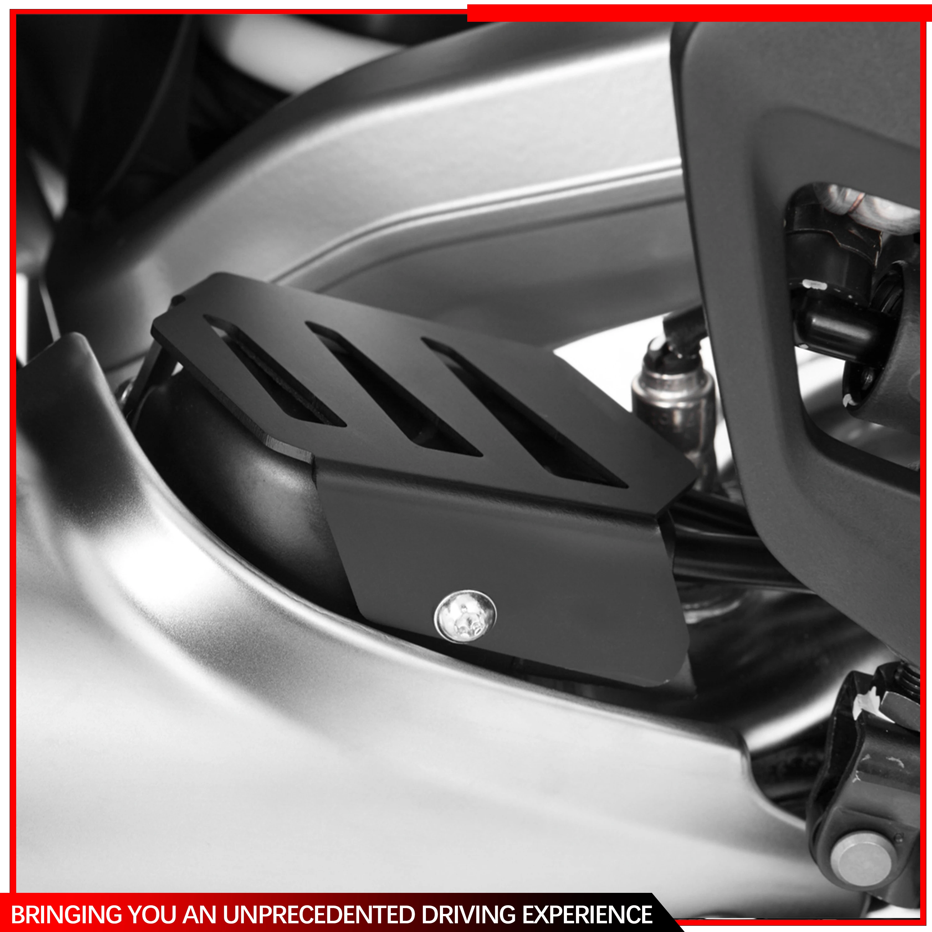 ل BMW R1250GS LC ADV R 1250 GS R1250 GS Adventure R1200GS R1250GS Adv دراجة نارية الألومنيوم العادم رفرف غطاء حماية الحماية